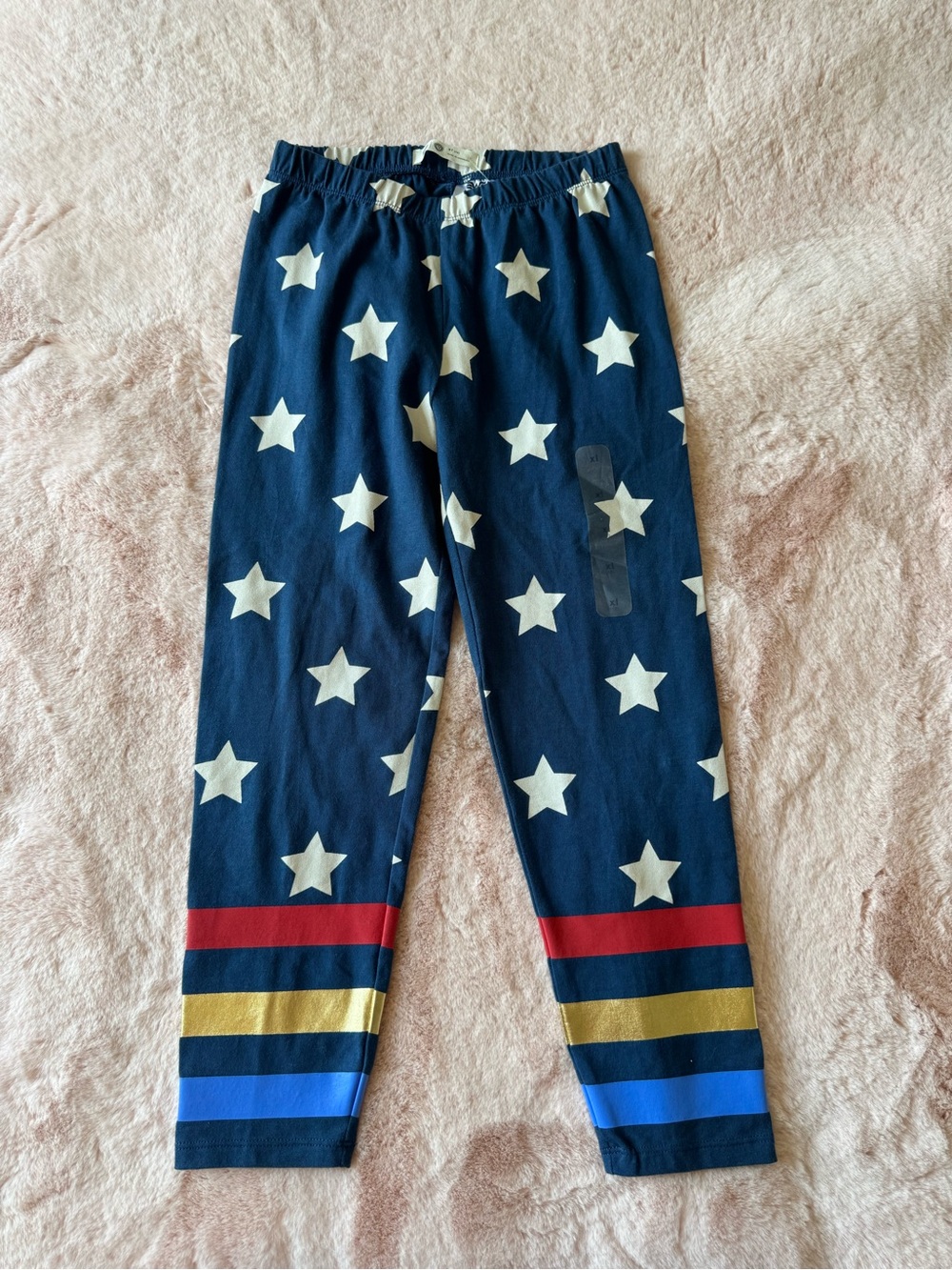 NWT Gap Kids Wonder Woman Navy Star Leggings Size XL (12)